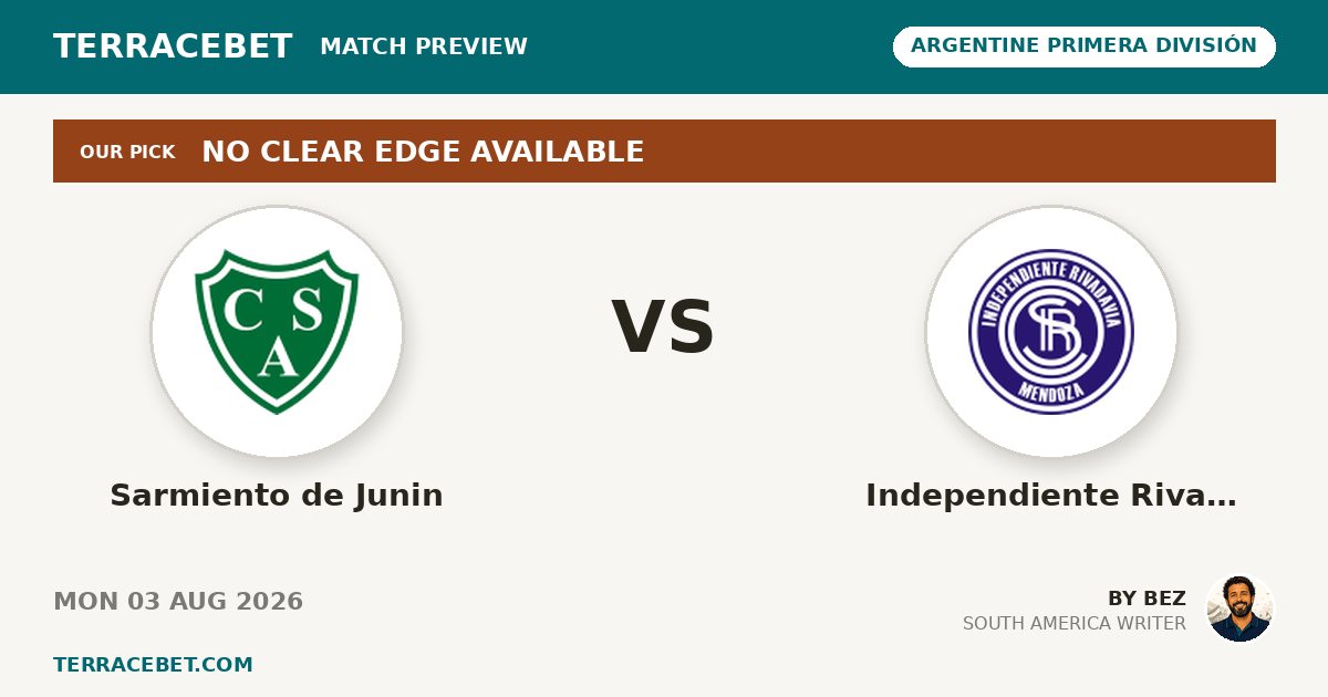 Sarmiento de Junin vs Independiente Rivadavia preview by Bez for TerraceBet