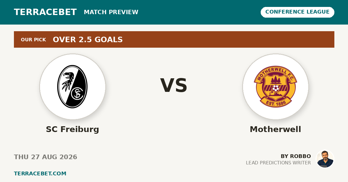 SC Freiburg vs Motherwell preview by Robbo for TerraceBet