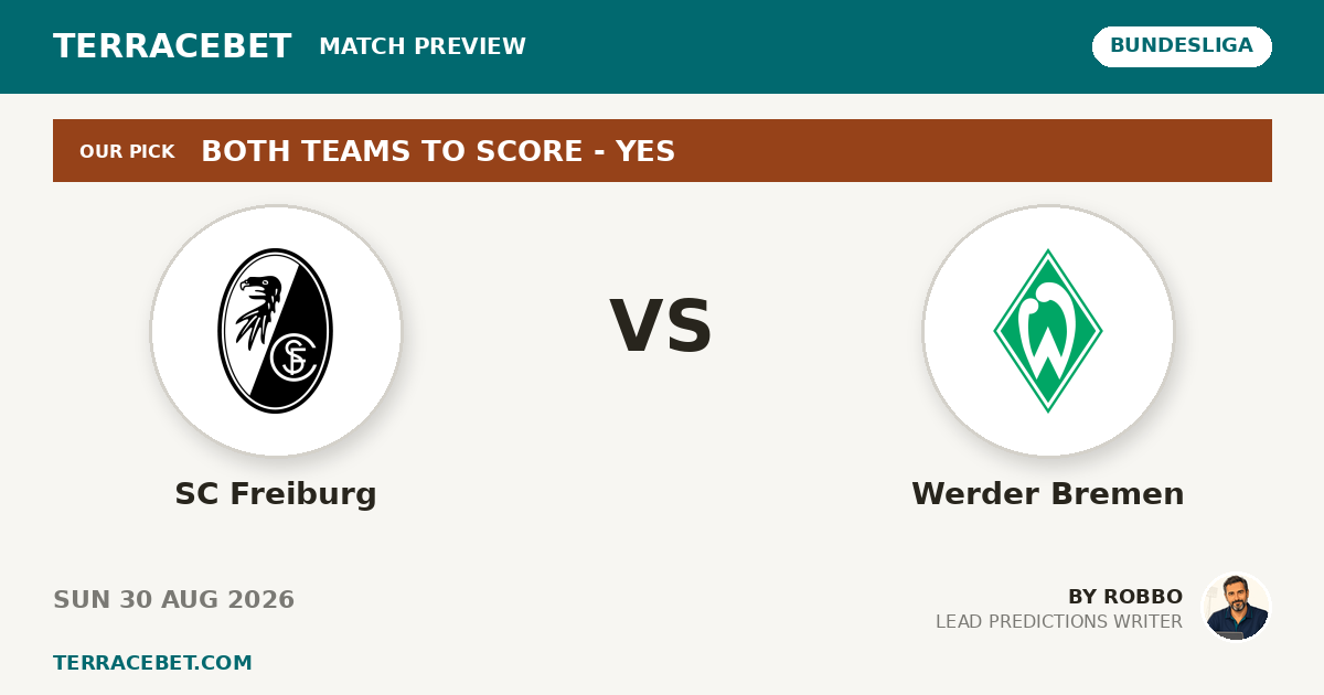 SC Freiburg vs Werder Bremen preview by Robbo for TerraceBet
