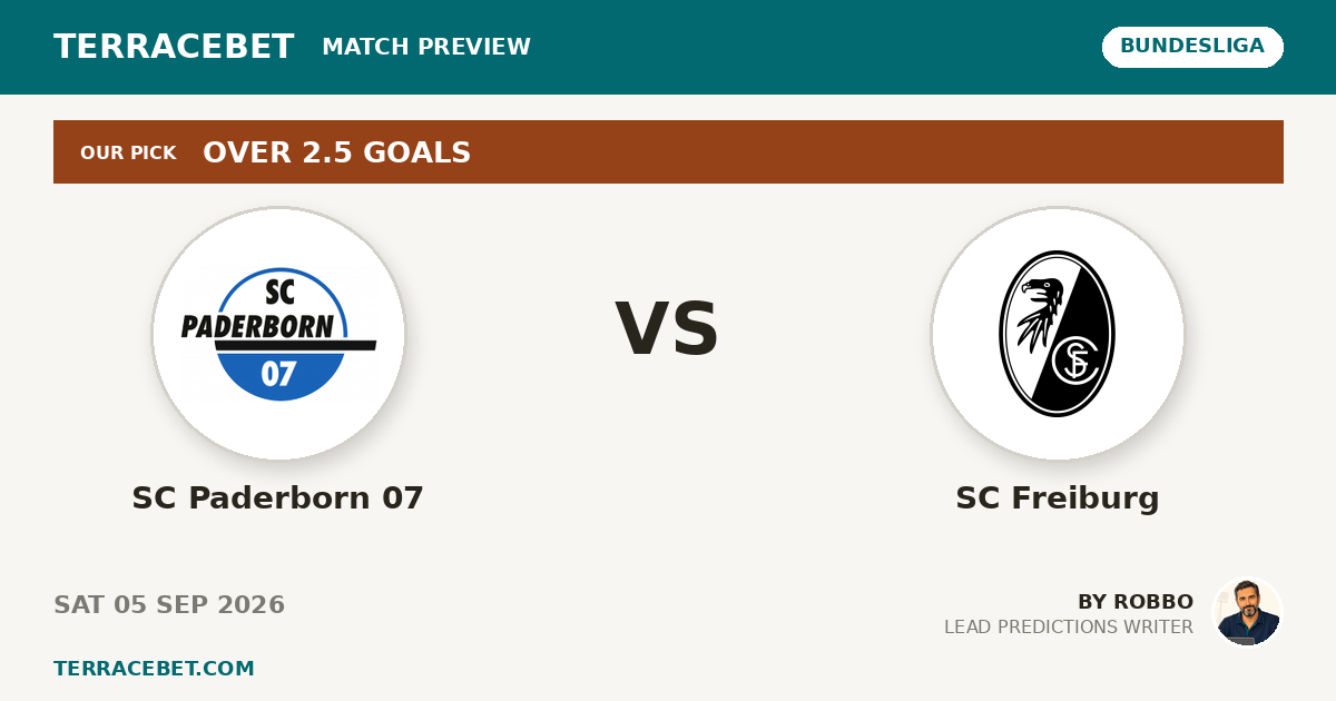 SC Paderborn 07 vs SC Freiburg preview by Robbo for TerraceBet