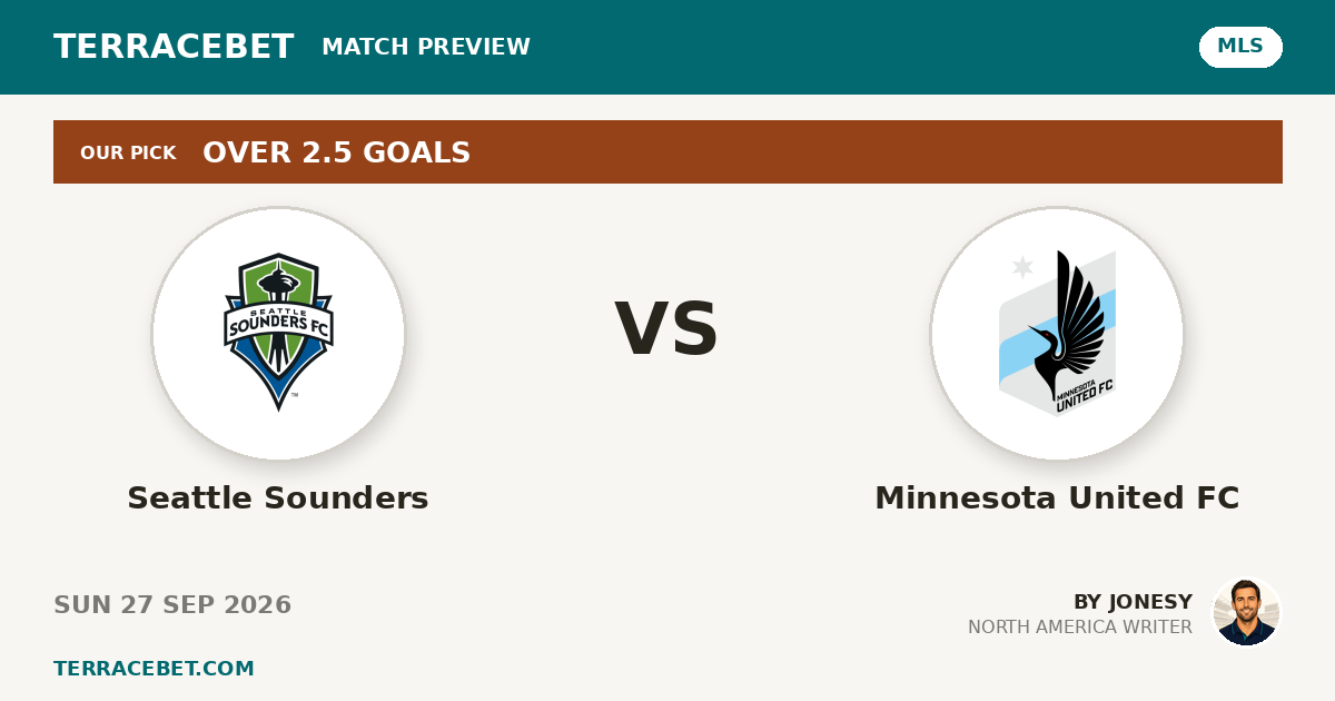 Seattle Sounders vs Minnesota United FC preview by Jonesy for TerraceBet