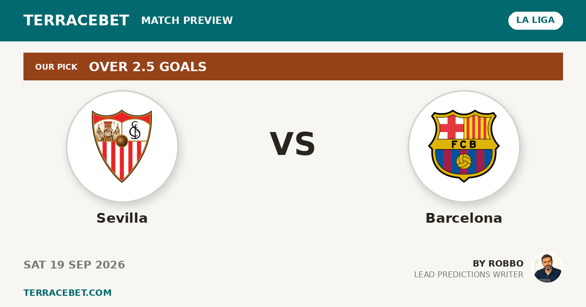 Sevilla vs Barcelona preview by Robbo for TerraceBet