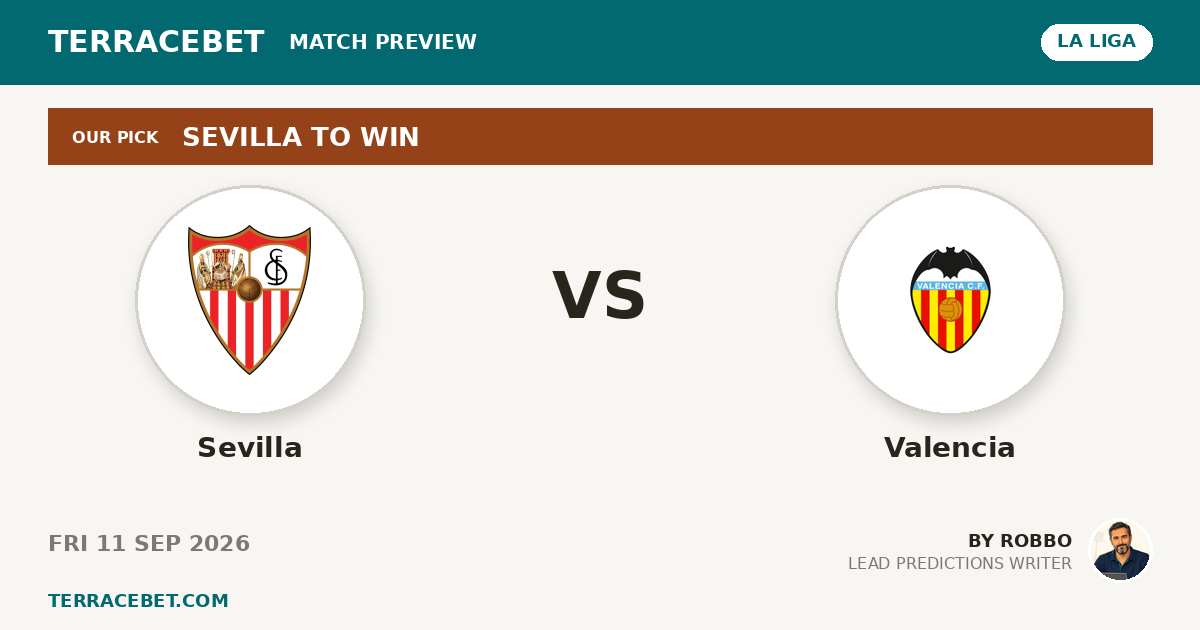 Sevilla vs Valencia preview by Robbo for TerraceBet
