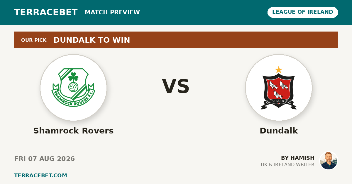 Shamrock Rovers vs Dundalk preview by Hamish for TerraceBet