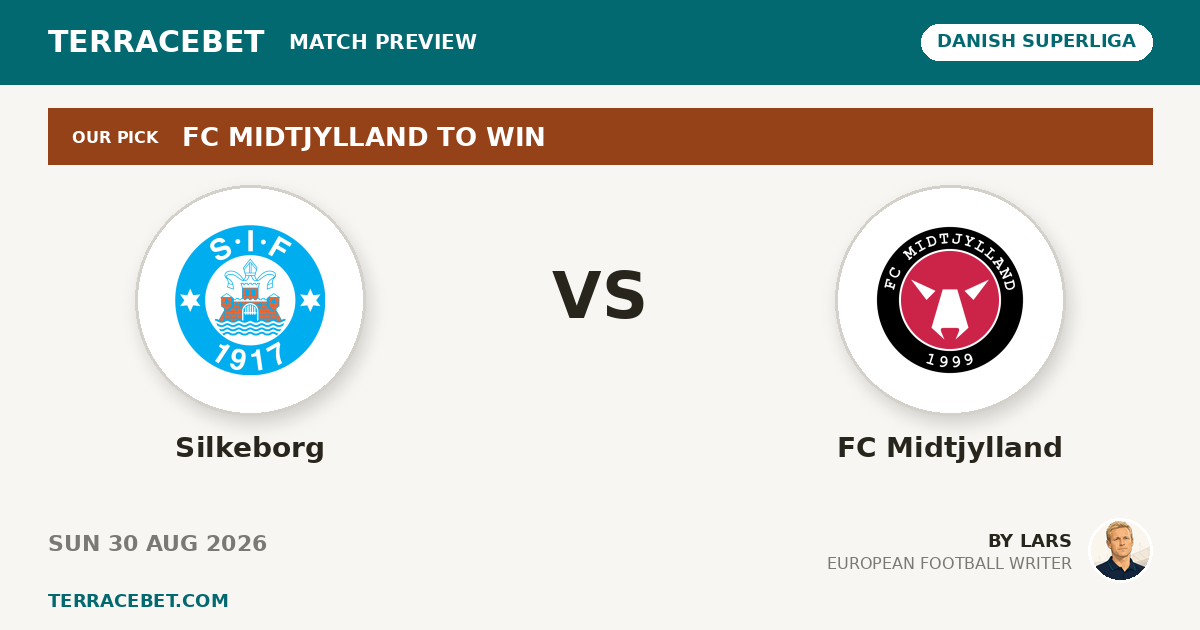 Silkeborg vs FC Midtjylland preview by Lars for TerraceBet