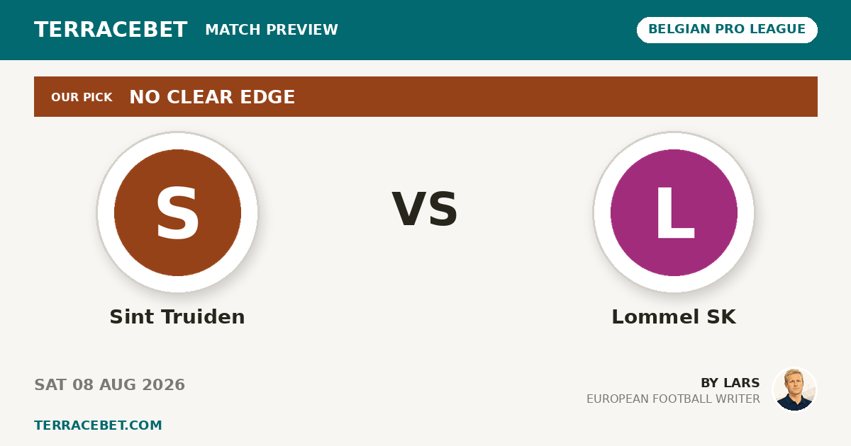 Sint Truiden vs Lommel SK preview by Lars for TerraceBet