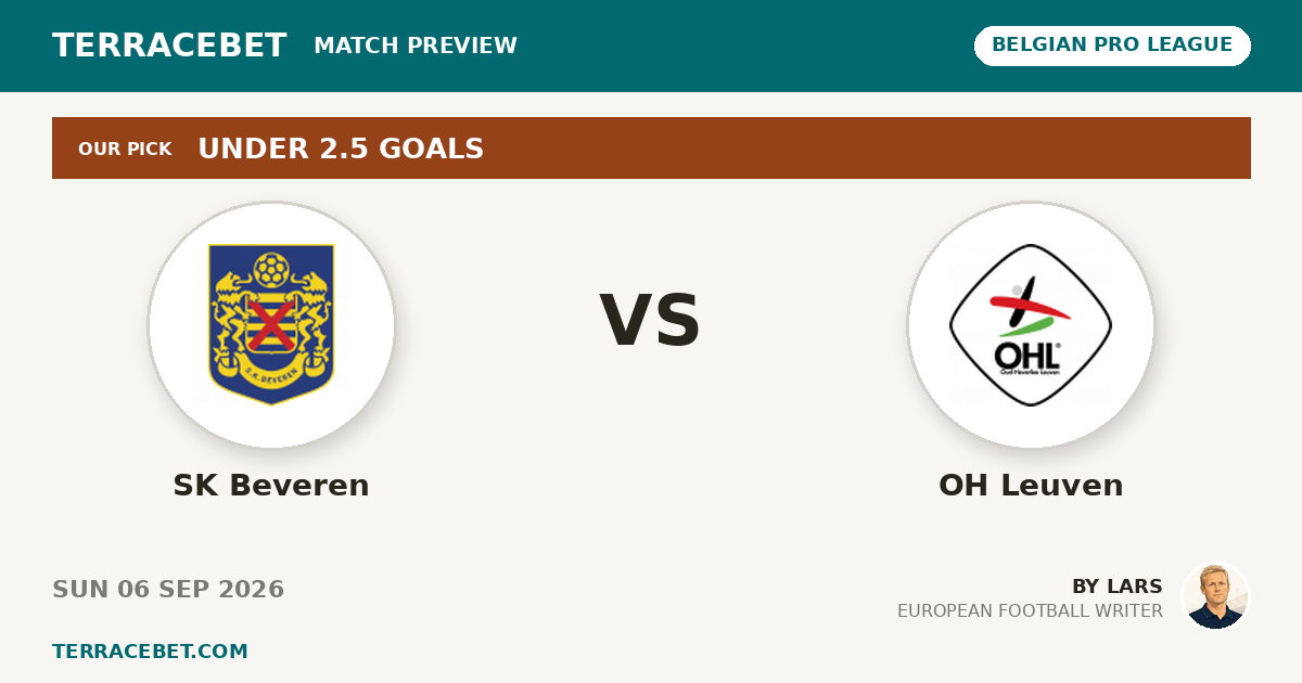 SK Beveren vs OH Leuven preview by Lars for TerraceBet