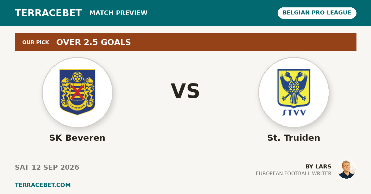 SK Beveren vs St. Truiden preview by Lars for TerraceBet