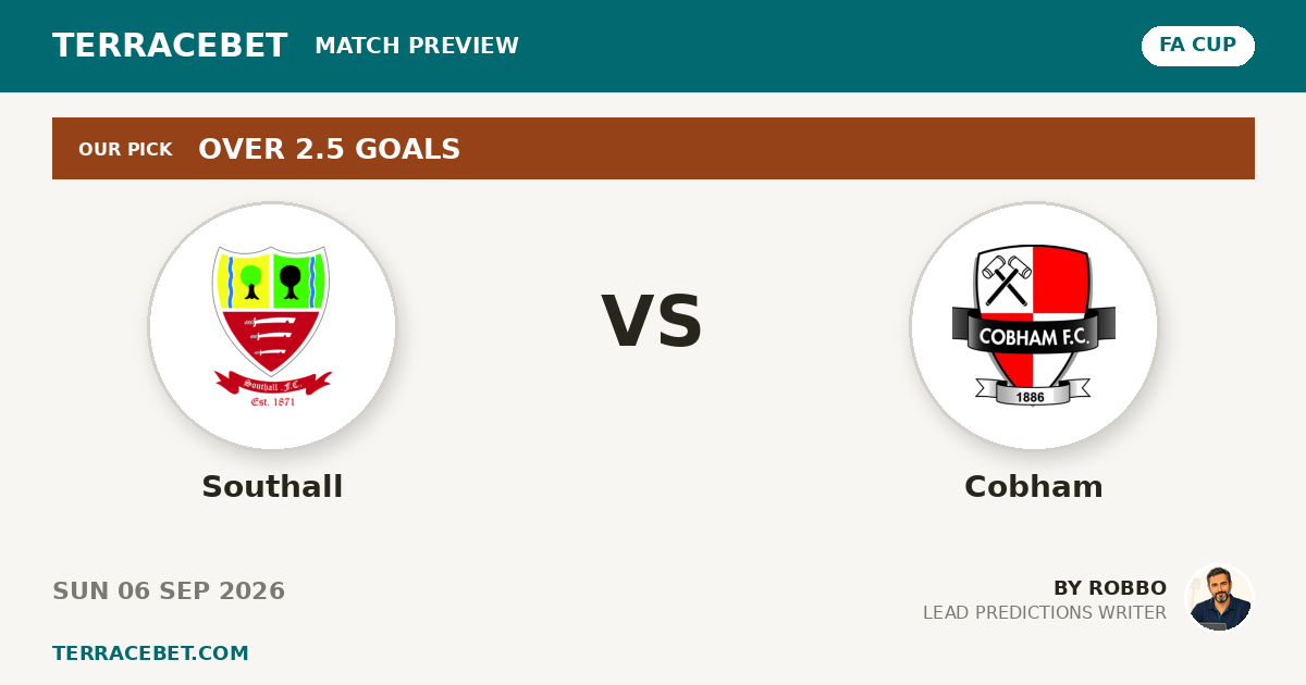 Southall vs Cobham preview by Robbo for TerraceBet