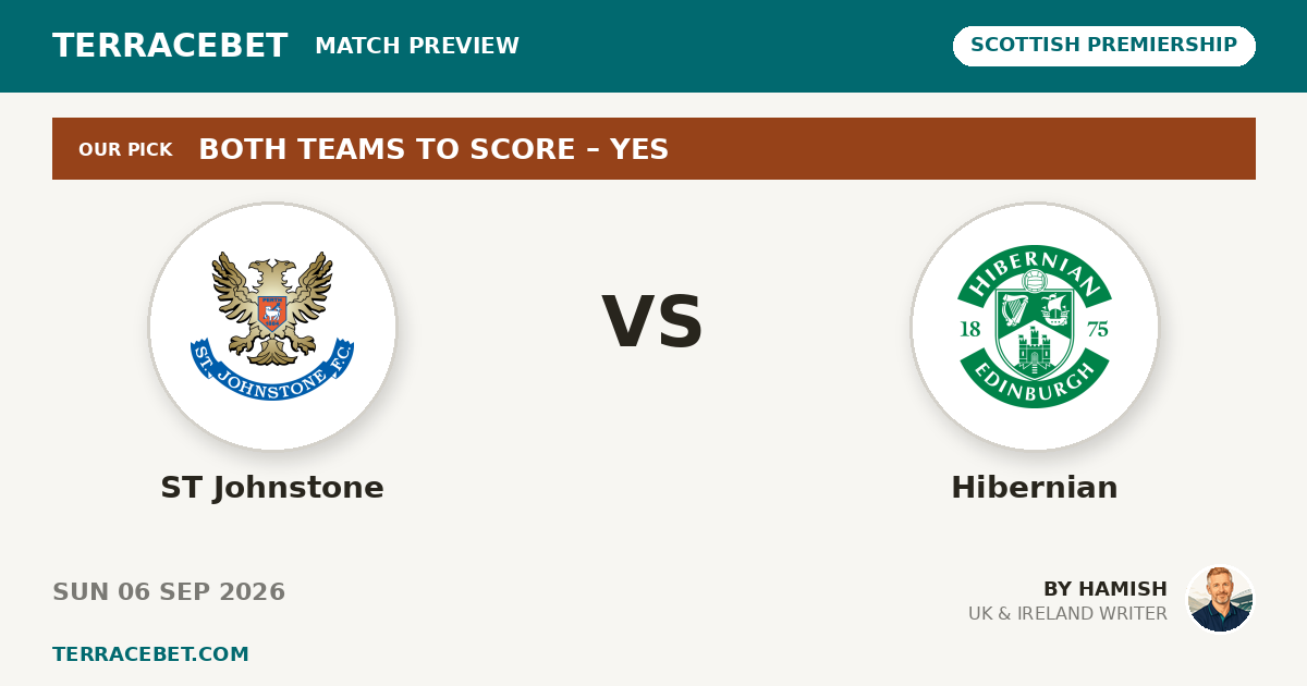 ST Johnstone vs Hibernian preview by Hamish for TerraceBet