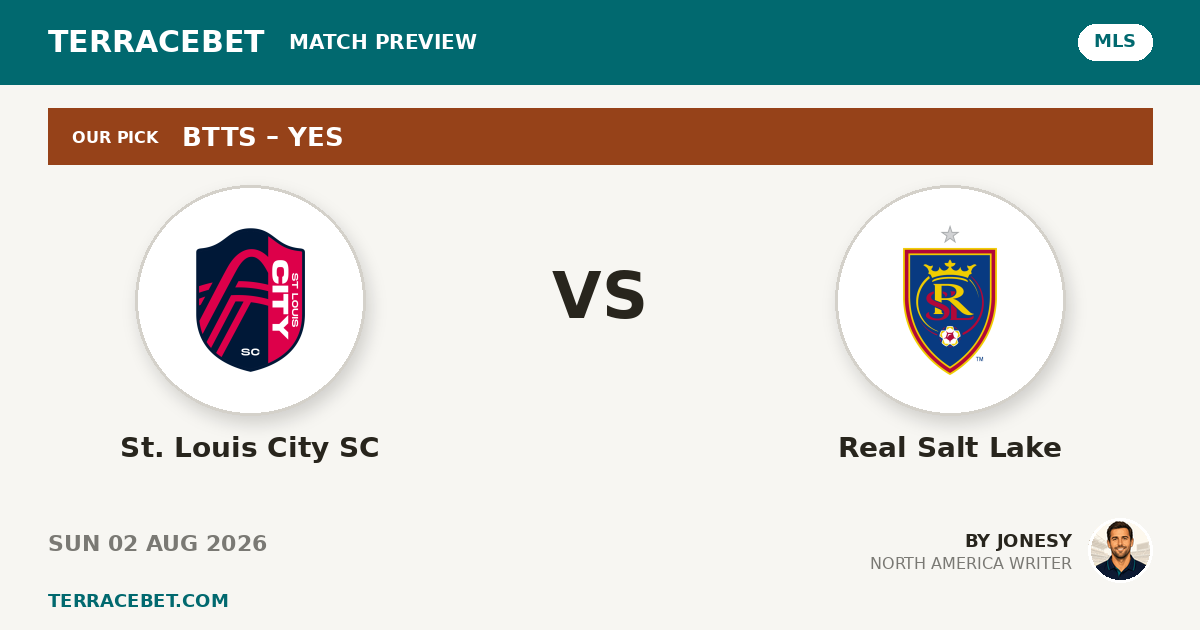 St. Louis City SC vs Real Salt Lake preview by Jonesy for TerraceBet