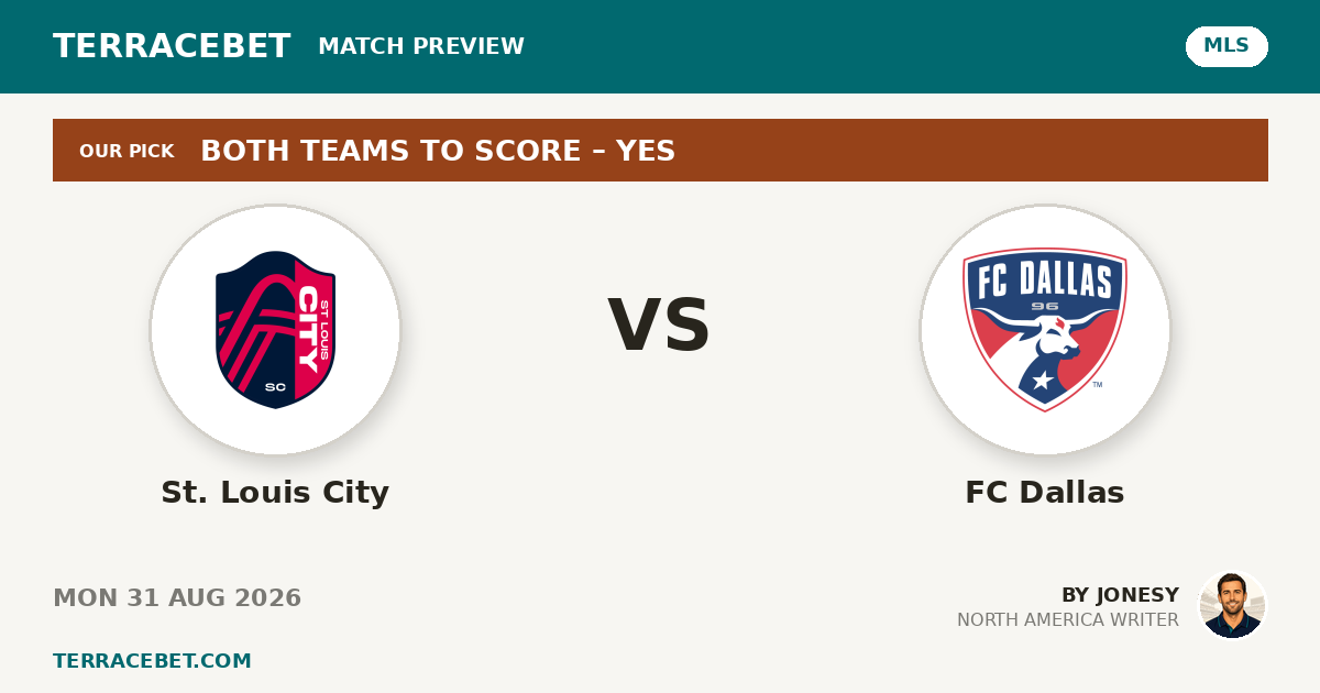 St. Louis City vs FC Dallas preview by Jonesy for TerraceBet