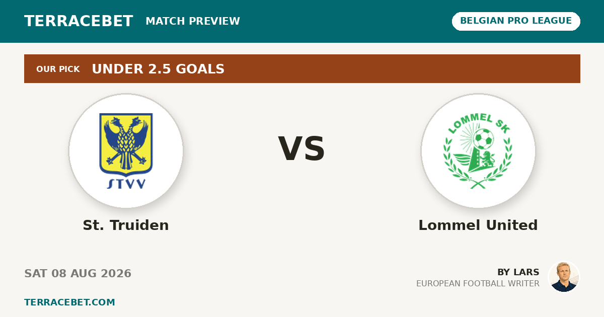 St. Truiden vs Lommel United preview by Lars for TerraceBet