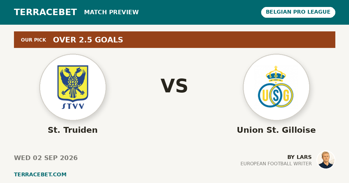 St. Truiden vs Union St. Gilloise preview by Lars for TerraceBet