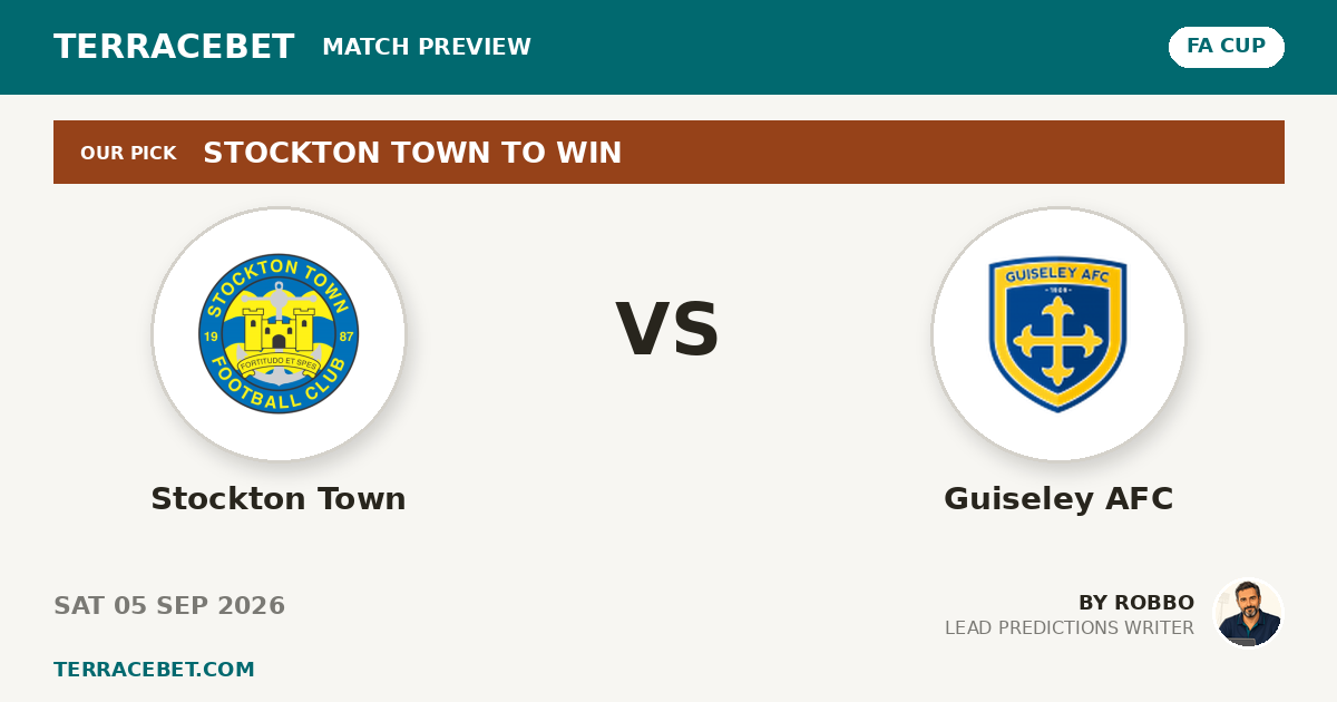 Stockton Town vs Guiseley AFC preview by Robbo for TerraceBet