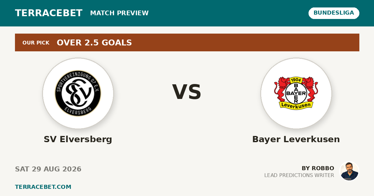 SV Elversberg vs Bayer Leverkusen preview by Robbo for TerraceBet
