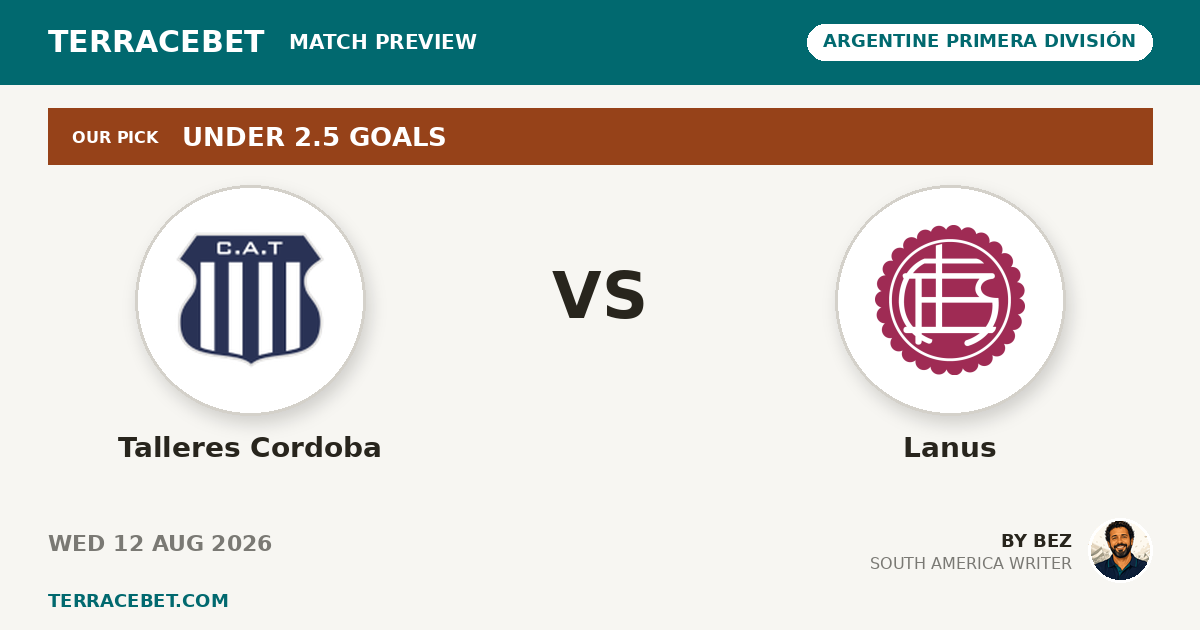 Talleres Cordoba vs Lanus preview by Bez for TerraceBet