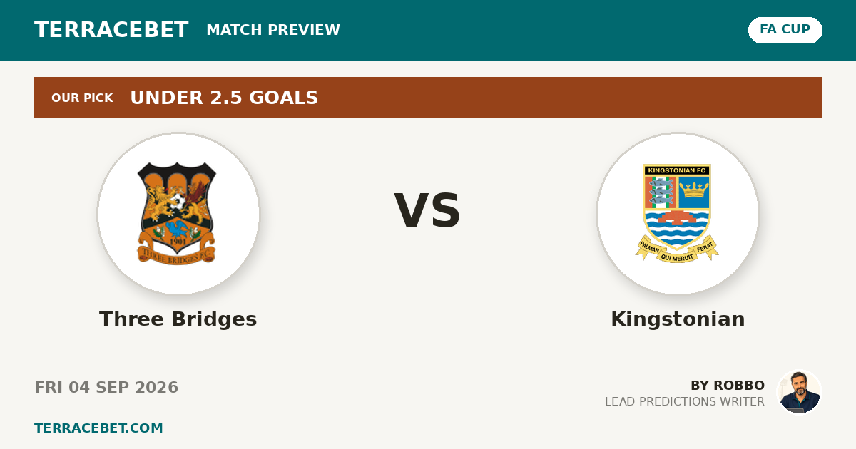 Three Bridges vs Kingstonian preview by Robbo for TerraceBet