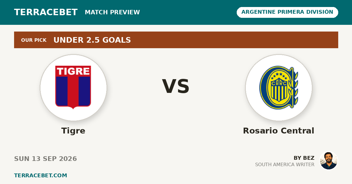 Tigre vs Rosario Central preview by Bez for TerraceBet
