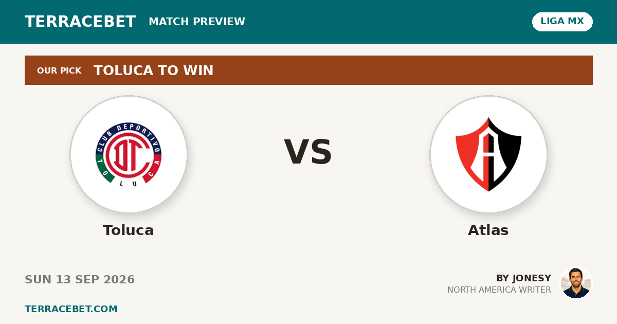Toluca vs Atlas preview by Jonesy for TerraceBet