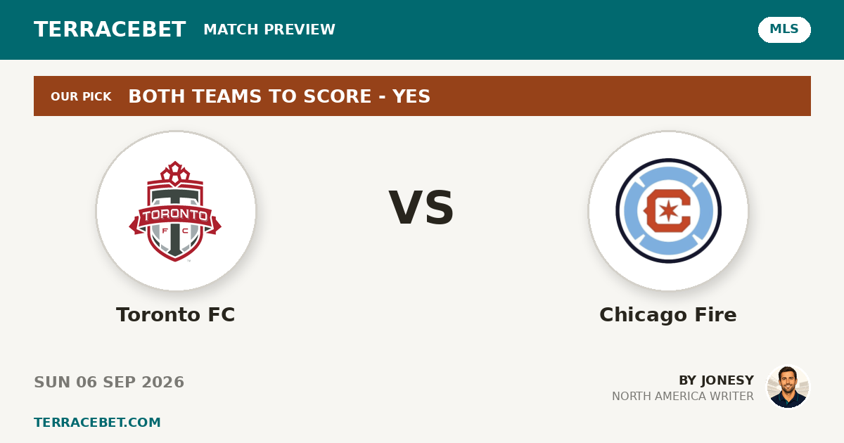 Toronto FC vs Chicago Fire preview by Jonesy for TerraceBet