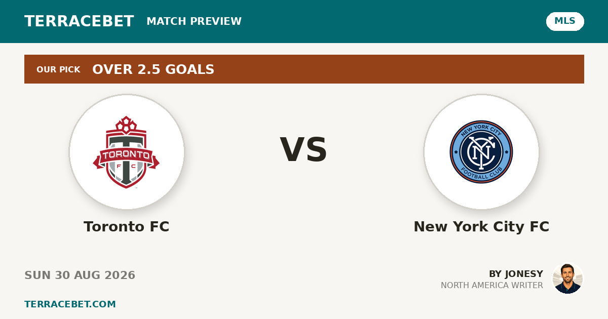 Toronto FC vs New York City FC preview by Jonesy for TerraceBet