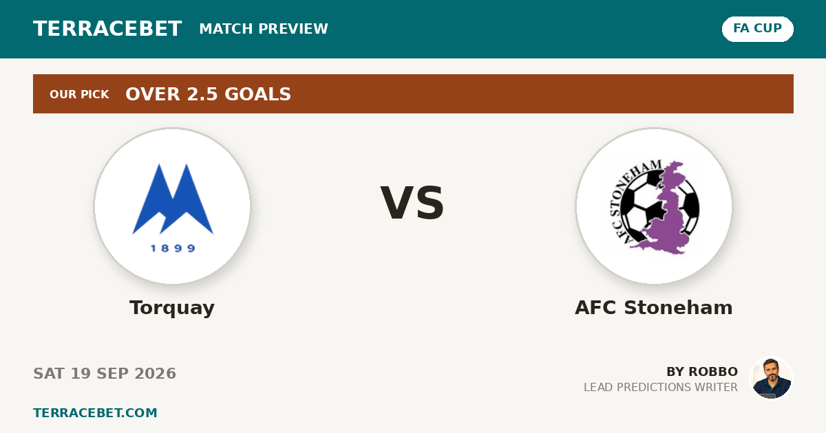 Torquay vs AFC Stoneham preview by Robbo for TerraceBet