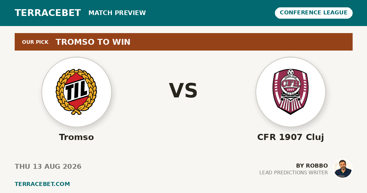 Tromso vs CFR 1907 Cluj preview by Robbo for TerraceBet