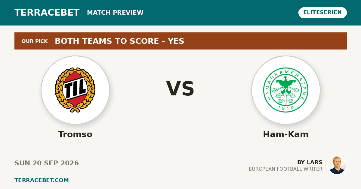 Tromso vs Ham-Kam preview by Lars for TerraceBet