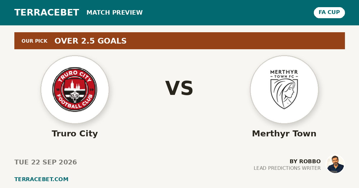 Truro City vs Merthyr Town preview by Robbo for TerraceBet