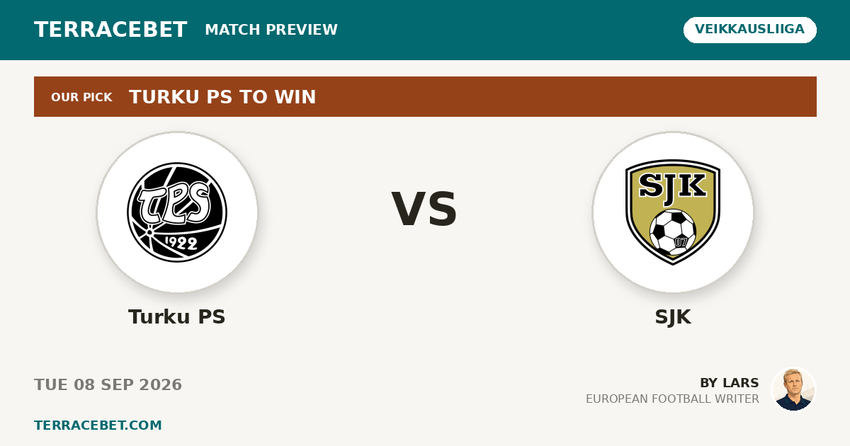 Turku PS vs SJK preview by Lars for TerraceBet
