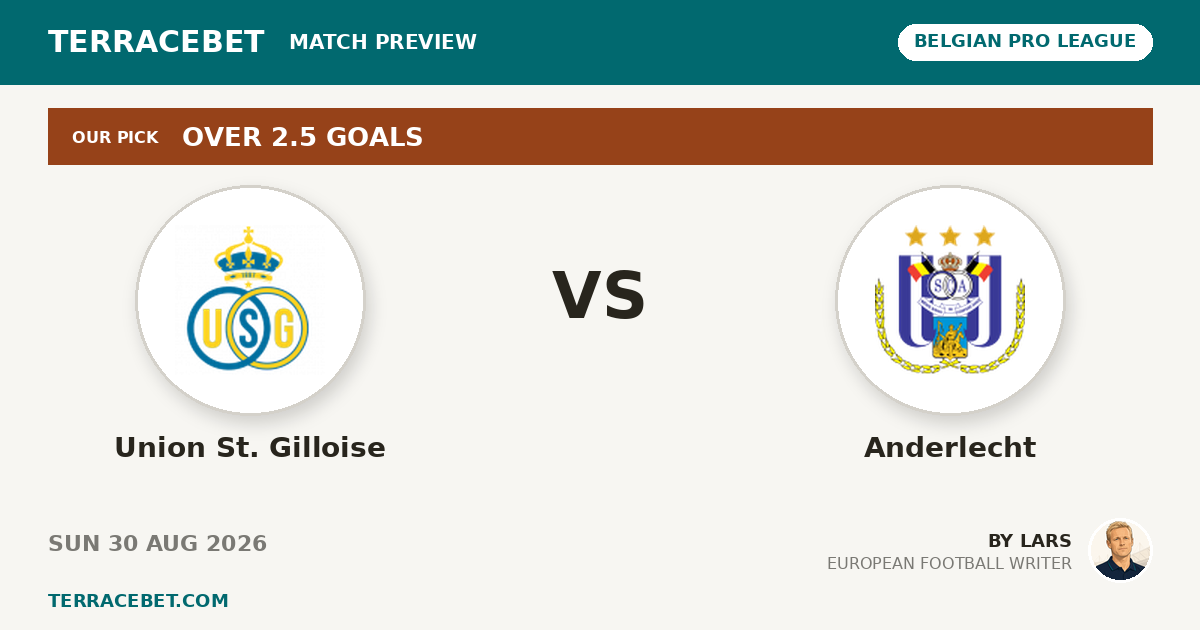 Union St. Gilloise vs Anderlecht preview by Lars for TerraceBet