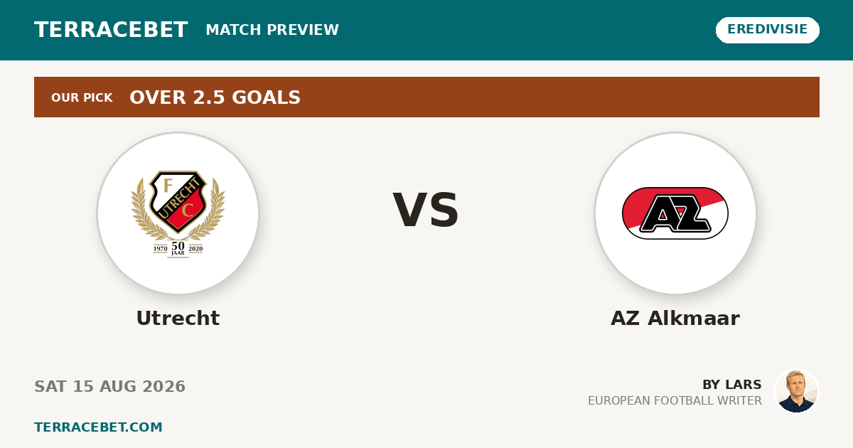Utrecht vs AZ Alkmaar preview by Lars for TerraceBet
