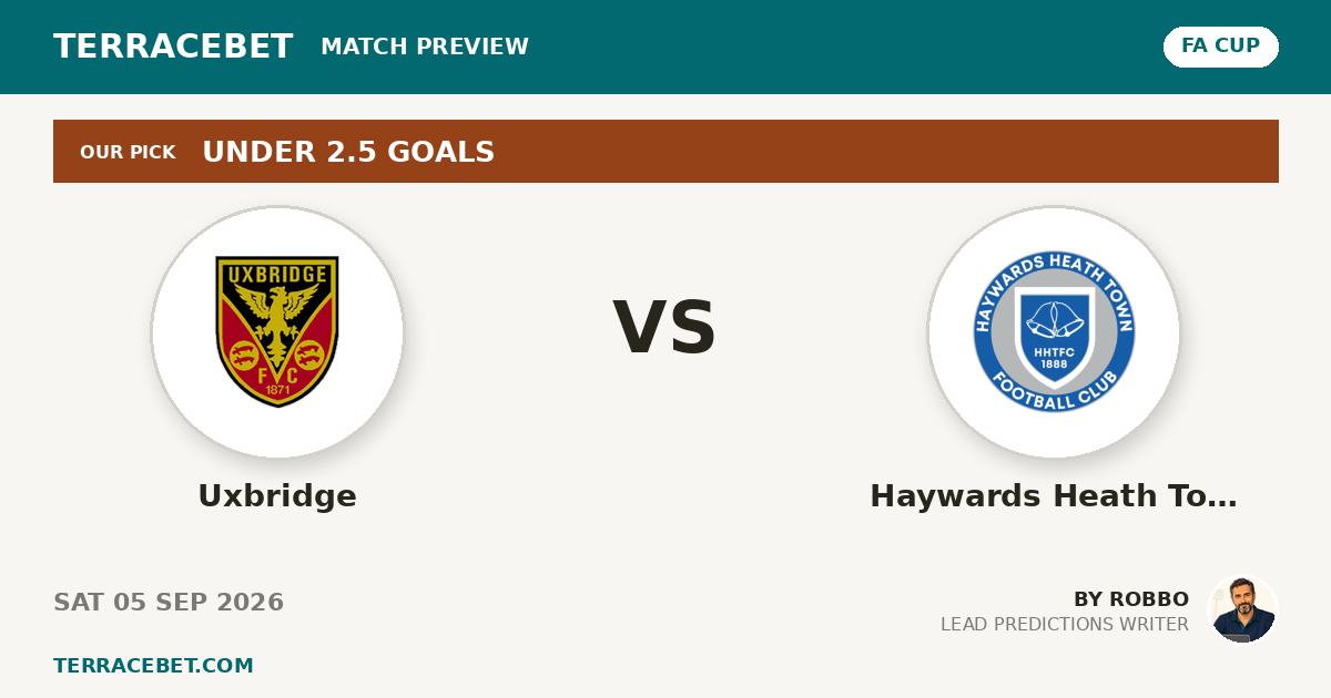 Uxbridge vs Haywards Heath Town preview by Robbo for TerraceBet