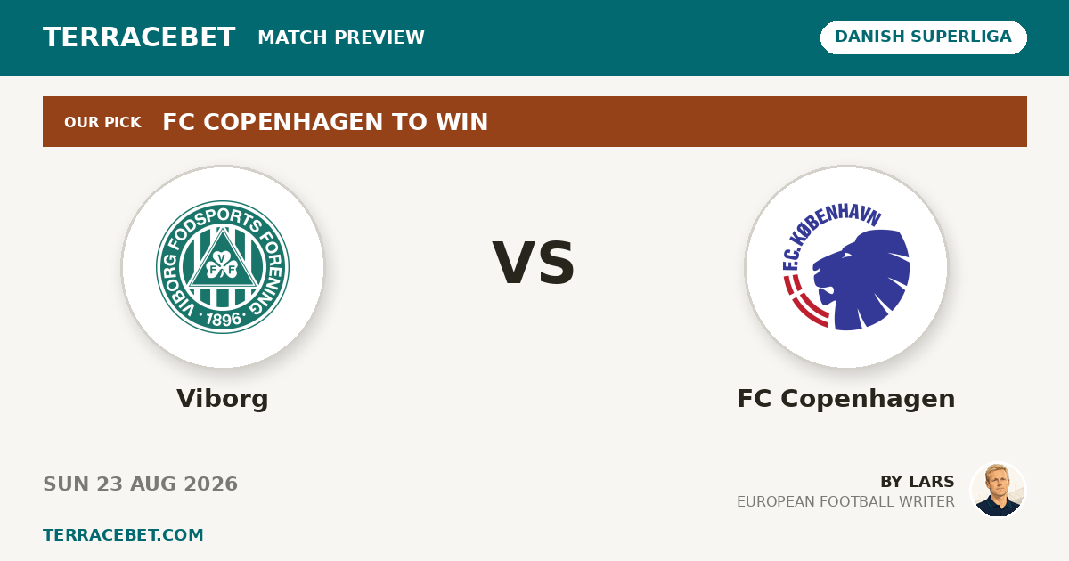 Viborg vs FC Copenhagen preview by Lars for TerraceBet