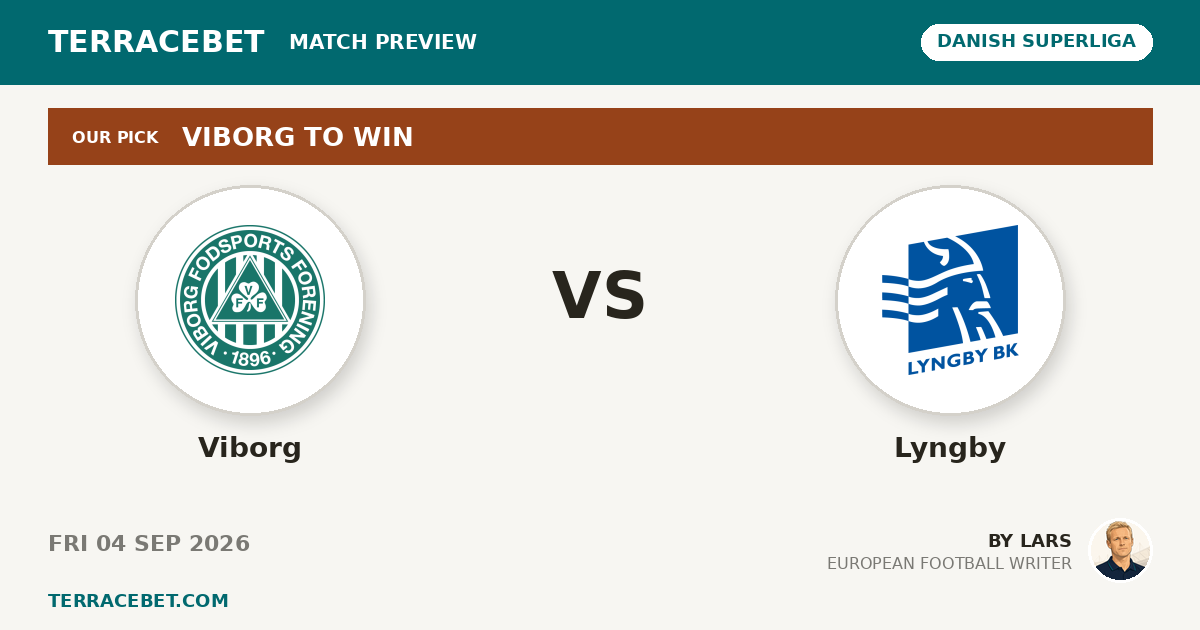 Viborg vs Lyngby preview by Lars for TerraceBet