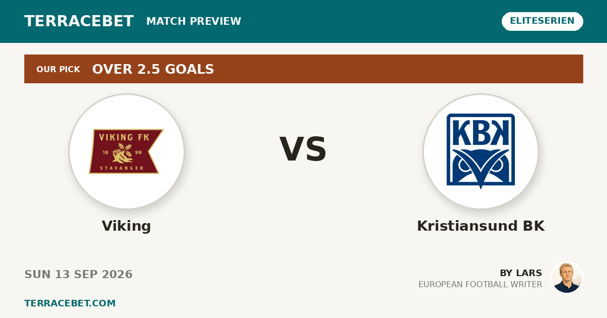 Viking vs Kristiansund BK preview by Lars for TerraceBet