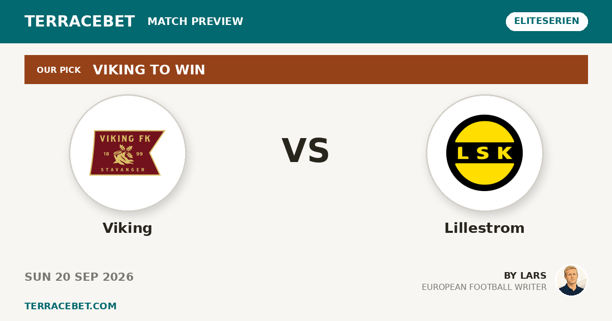 Viking vs Lillestrom preview by Lars for TerraceBet