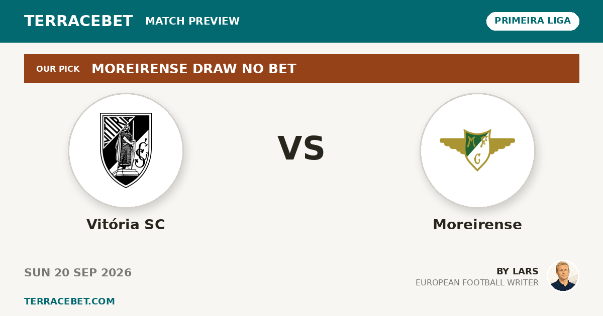 Vitória SC vs Moreirense preview by Lars for TerraceBet