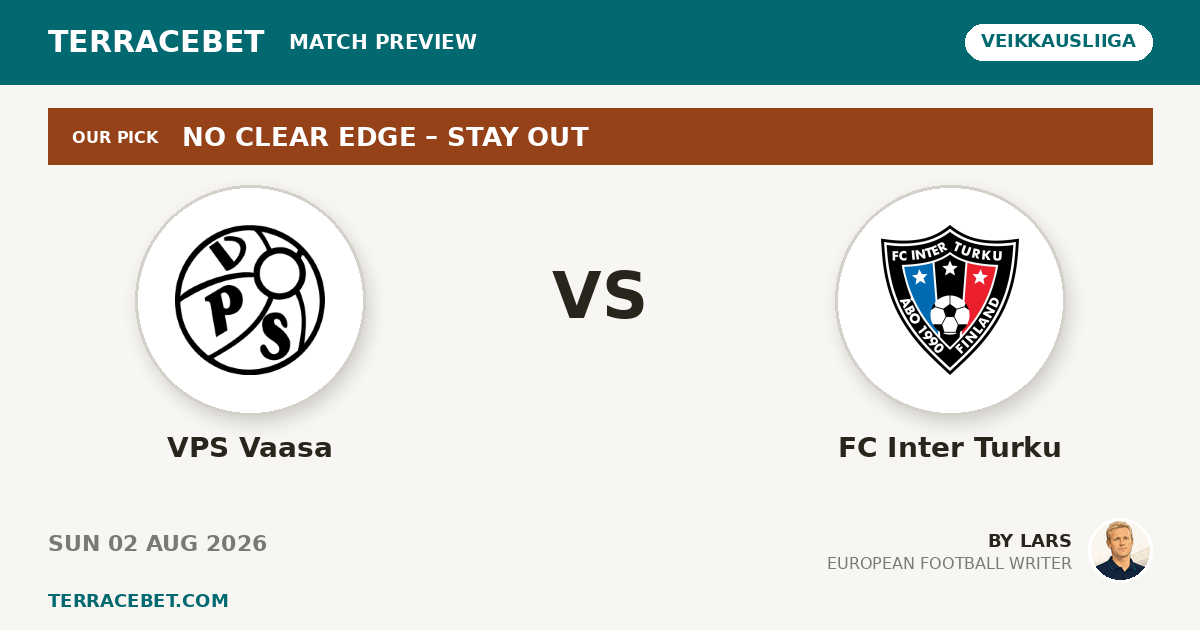 VPS Vaasa vs FC Inter Turku preview by Lars for TerraceBet
