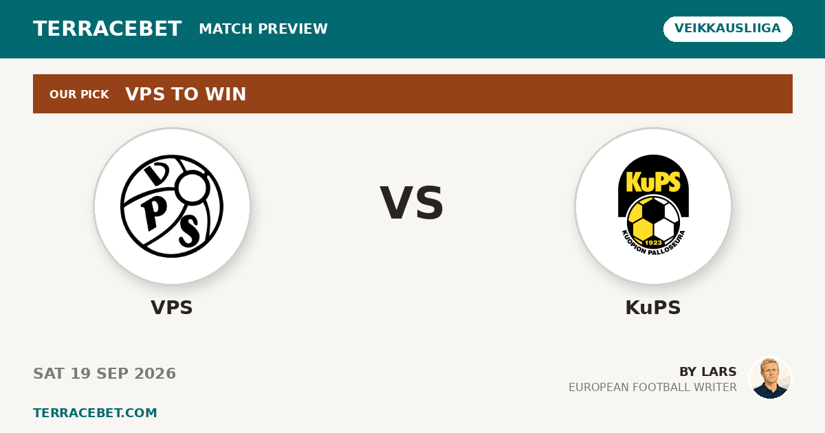 VPS vs KuPS preview by Lars for TerraceBet