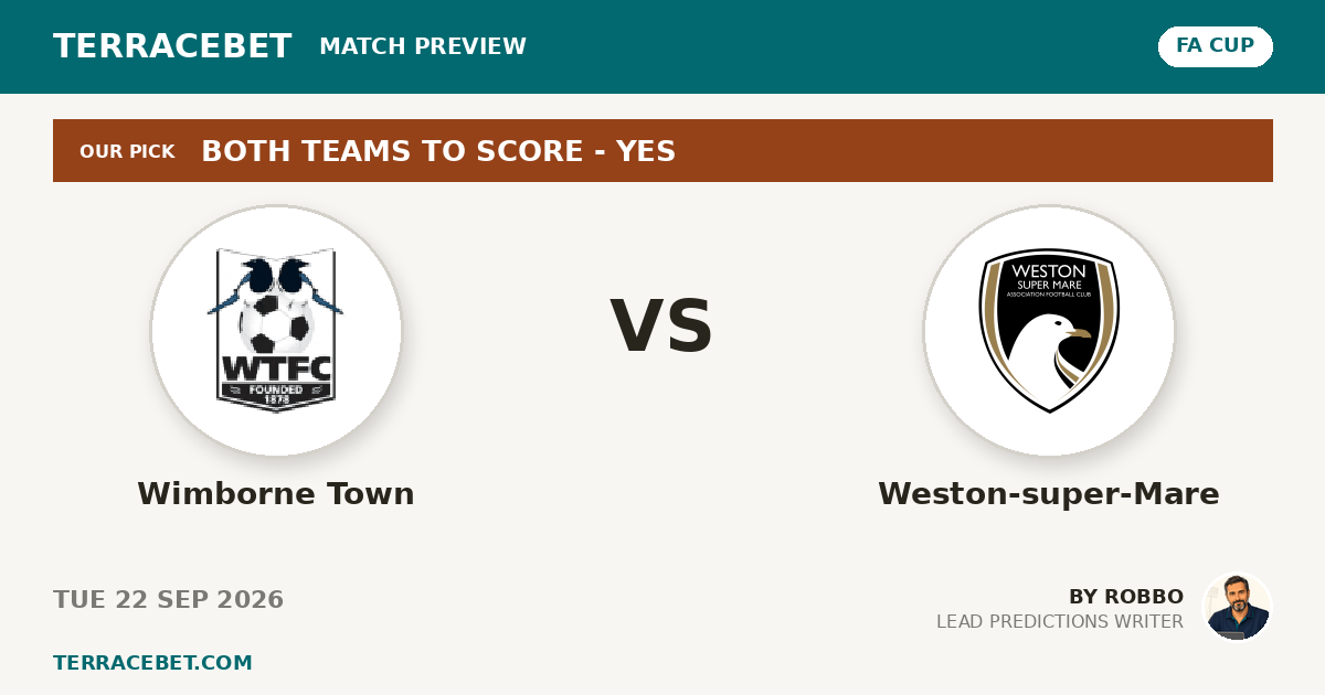 Wimborne Town vs Weston-super-Mare preview by Robbo for TerraceBet