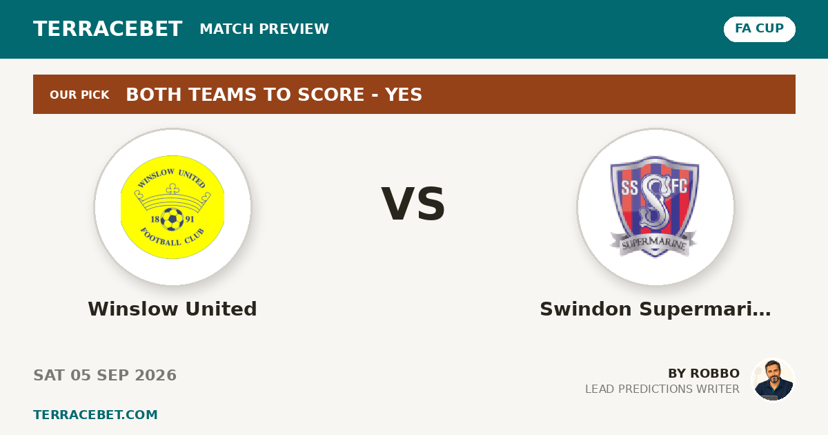 Winslow United vs Swindon Supermarine preview by Robbo for TerraceBet