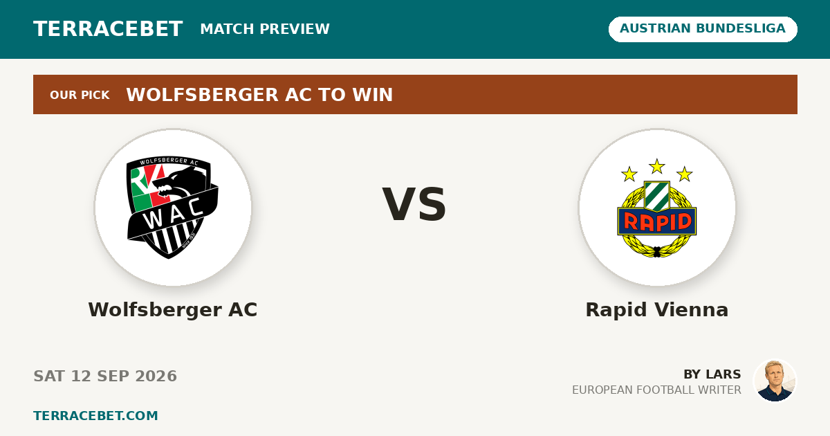 Wolfsberger AC vs Rapid Vienna preview by Lars for TerraceBet