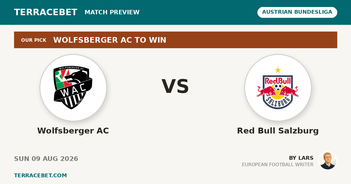 Wolfsberger AC vs Red Bull Salzburg preview by Lars for TerraceBet