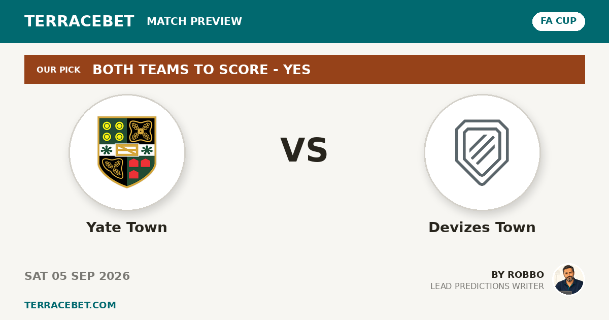 Yate Town vs Devizes Town preview by Robbo for TerraceBet