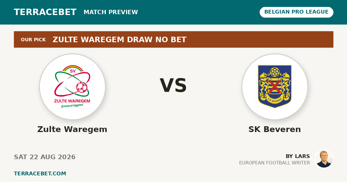 Zulte Waregem vs SK Beveren preview by Lars for TerraceBet